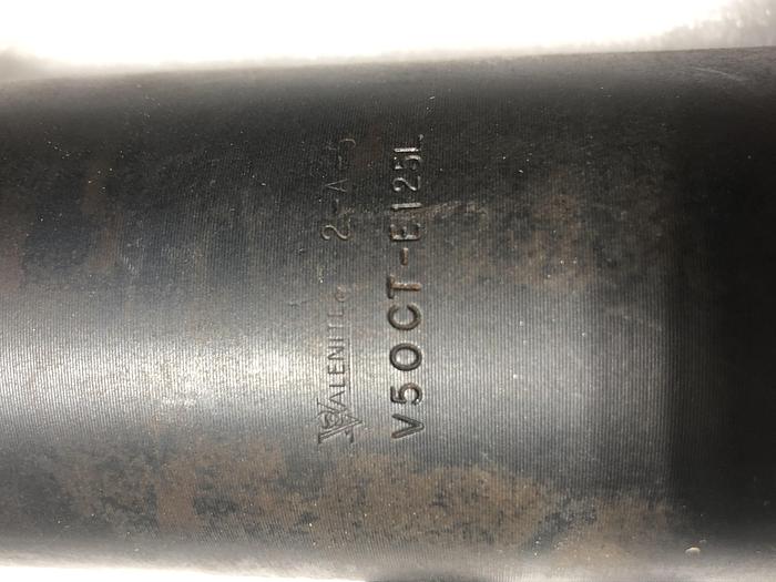 Used VALENITE CAT 50 V50CT-E125L END MILL HOLDER 1-1/4"