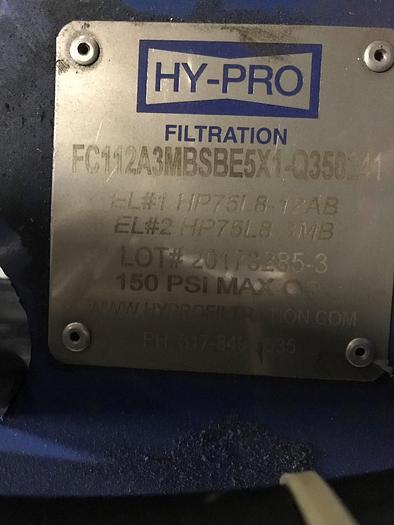 Used HY-PRO FLUID CONDITIONING FC FILTER CART UNUSED UNIT