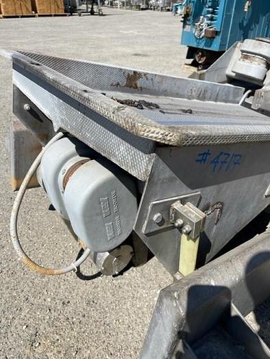 Used Valley Welding Machine Works Shaker Feeder 30" Wide x 66" Long