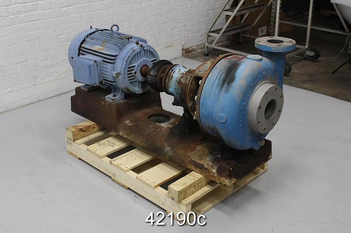 Used Goulds CV 3196 3x4x13 Pump, Stainless Steel Casing #42190