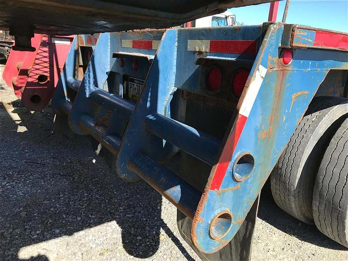 Used 2000 Fontaine Tandem-Axle Flat Bed Trailer - Blue