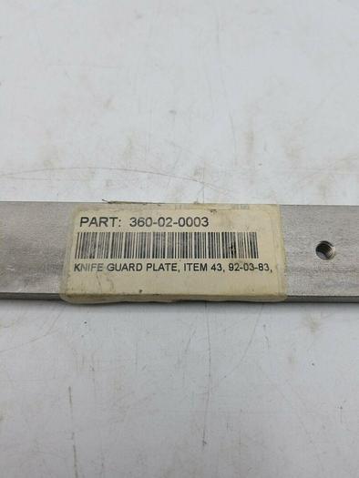 360-02-0003 Knife Guard Plate