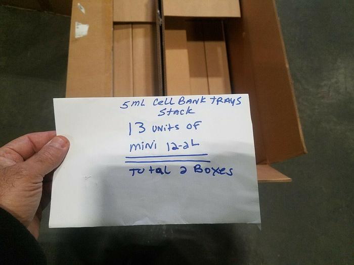 5 ML Mini Cell Bank Trays Stack Racks 12-2L Stainless Steel Pharmaceutical