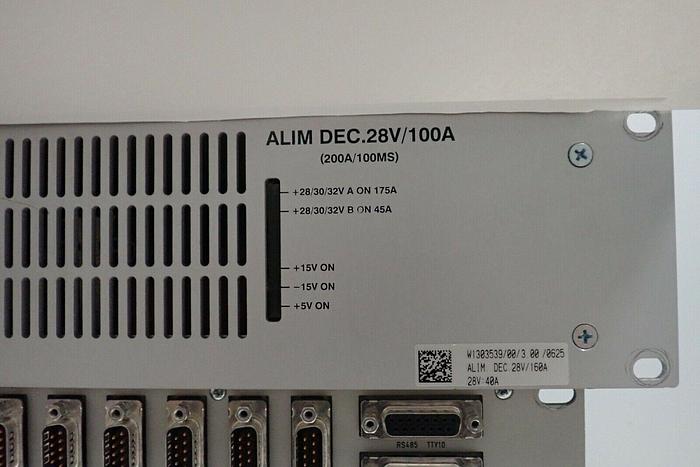 Used Bruker ALIM DEC.28V/100A (200A/100MS) Power Supply Amplifier