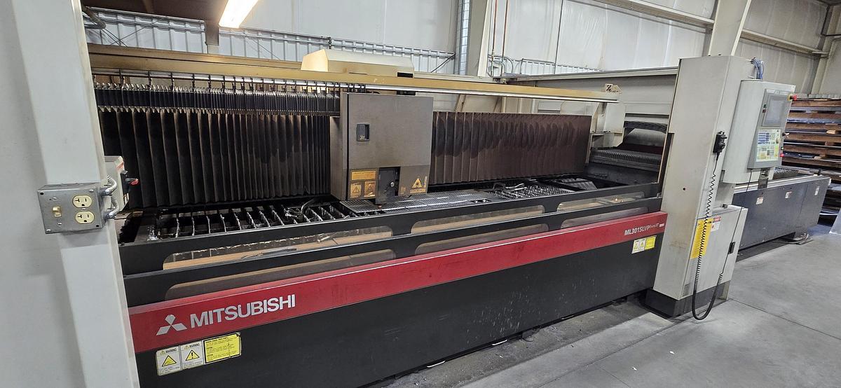 Used 2010 Mitsubishi LVPlusII 3015 CO2 Laser Used