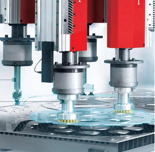 Mitsubishi Laser Blank - Part Sort - Bend Fabrication Cell