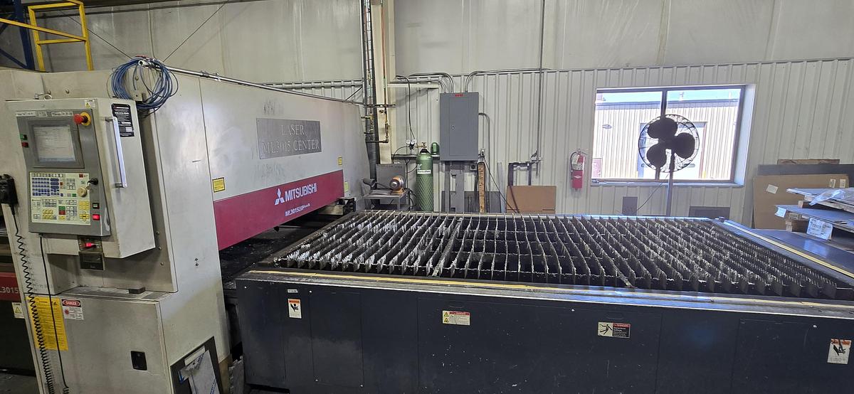 Used 2010 Mitsubishi LVPlusII 3015 CO2 Laser Used