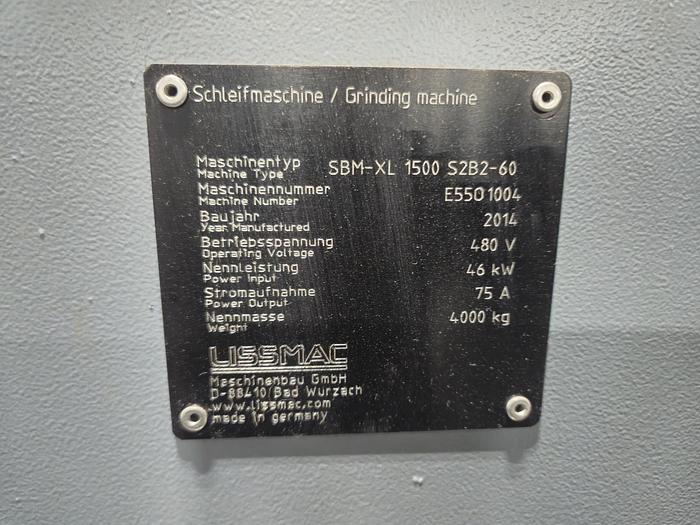 Used 2014 Lissmac SBM XL S2B2 1500