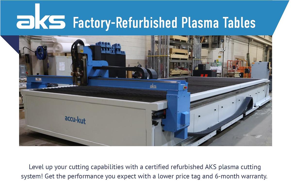 Used AKS Factory Refurbished Accu-Kut 10'x24'