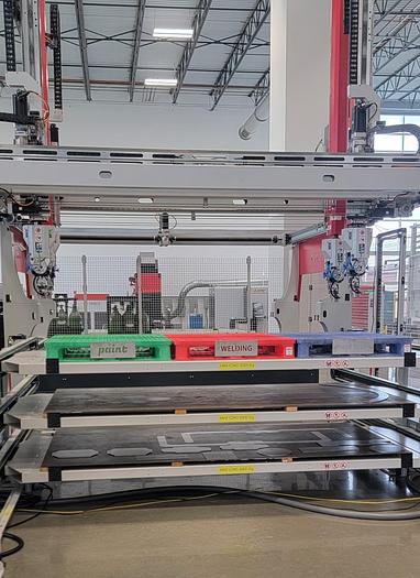 Mitsubishi Laser Blank - Part Sort - Bend Fabrication Cell