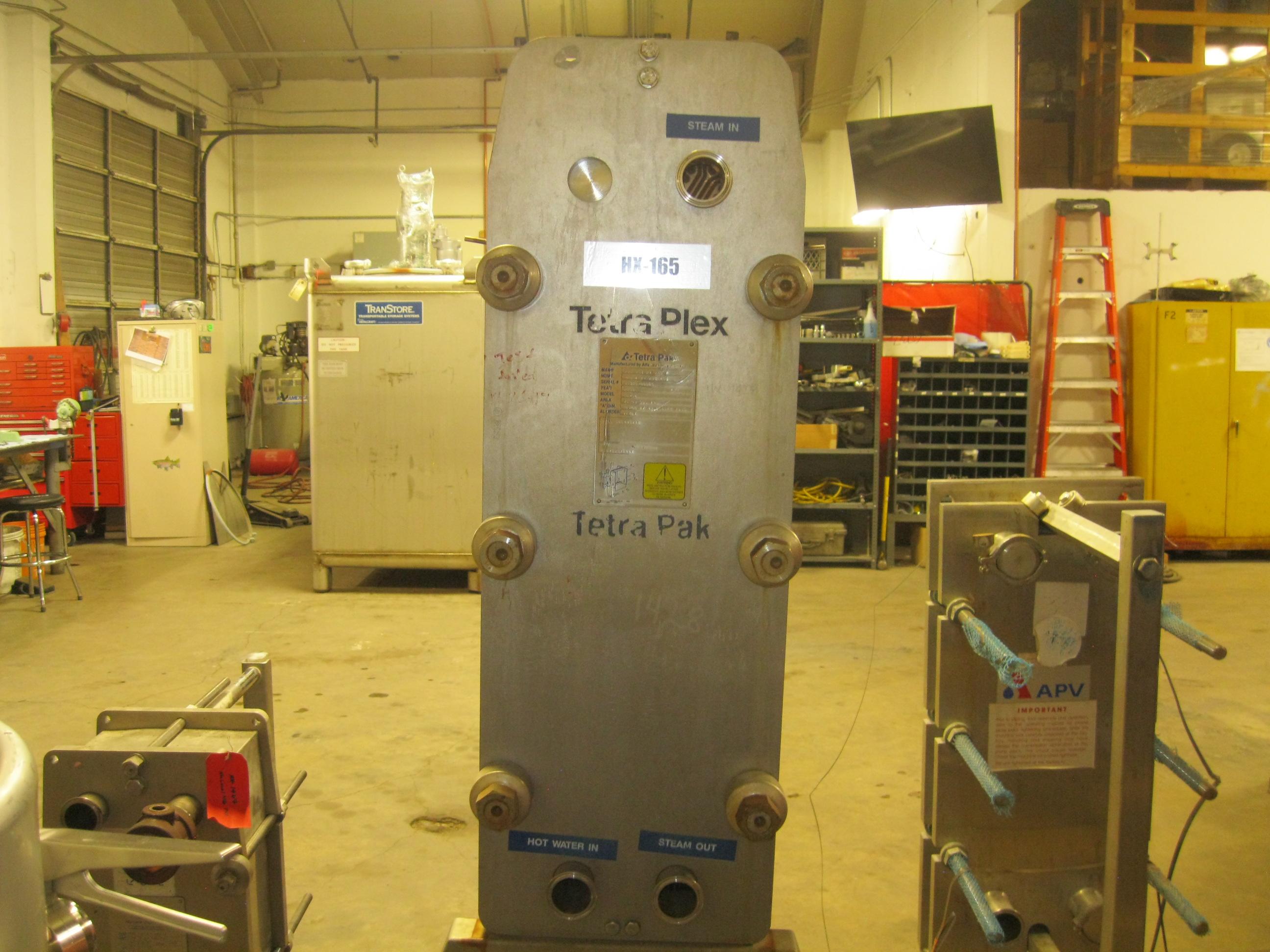 Used 75.53 SQ. FT. TETRA PAK PLATE HEAT EXCHANGER for Sale at Dairy...
