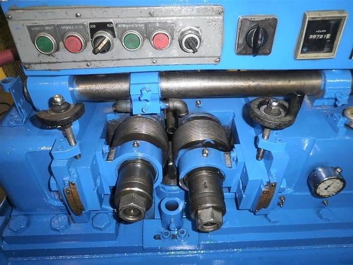 Used Tesker Model 215, Infeed/Thru Feed 2 Die Cylindrical Type