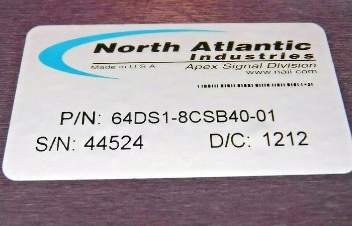 Used North Atlantic Apex VME 64DS1-8CSB40-01 Digital-to-Synchro/ Resolver (Rev. E) #2