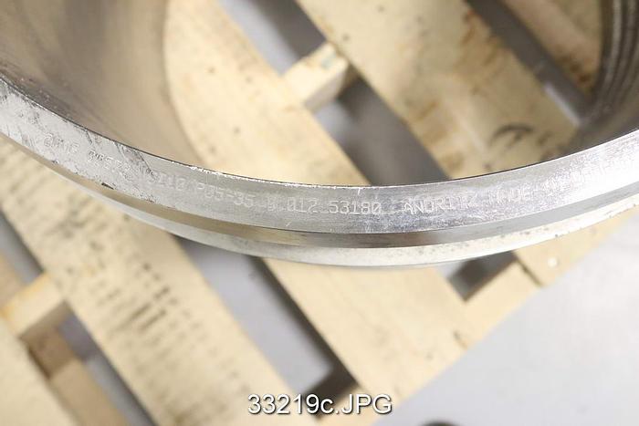 Used Voith VS10 Pressure Screen Basket, .012 Slots #33219