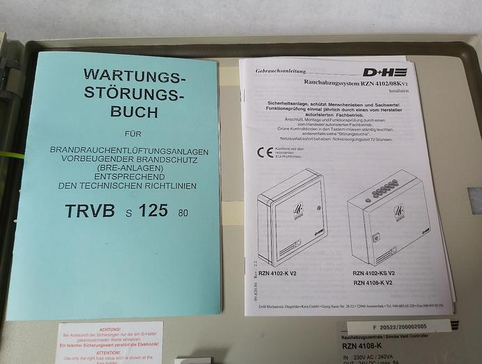 Rauchabzugszentrale, RZN 4108 K, D+H Mechatronic,  neuwertig