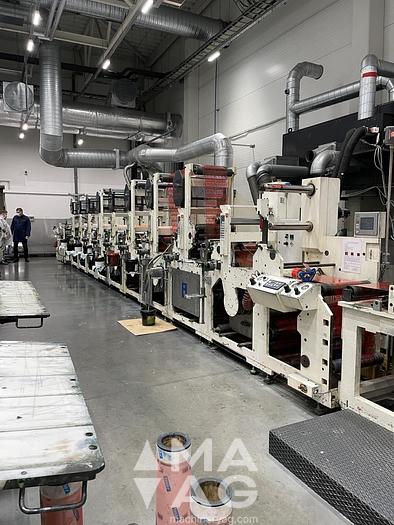 Used 2004 OMET Varyflex VF420 FP 9 color