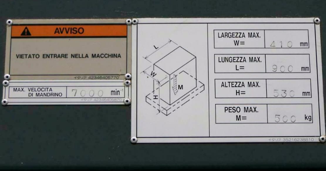 Used Mazak V-414/22 - Vertical Machining Centre - 1996