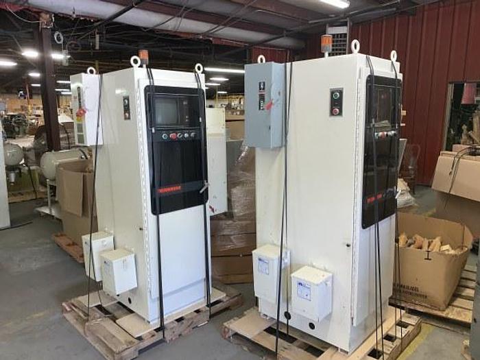 Used MASTER-CARVER MC-4008, 40-SPINDLE CARVING MACHINES WITH (2) THERMWOOD CARVER ROBOTS SYSTEMS