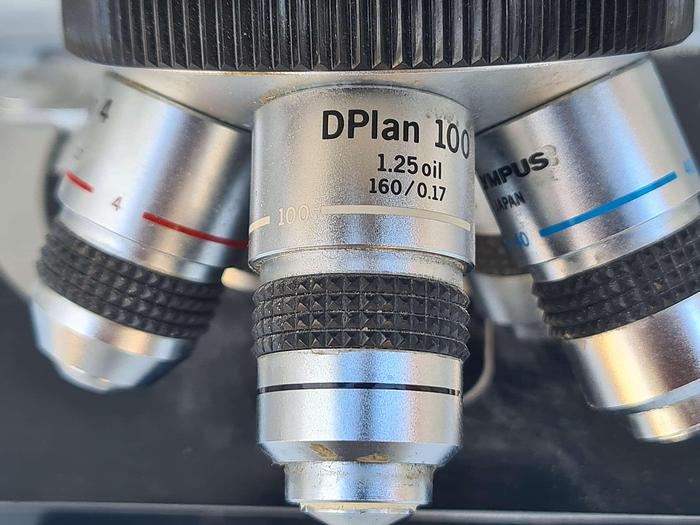 Used Olympus BH-2 Microscope with 5 objectives