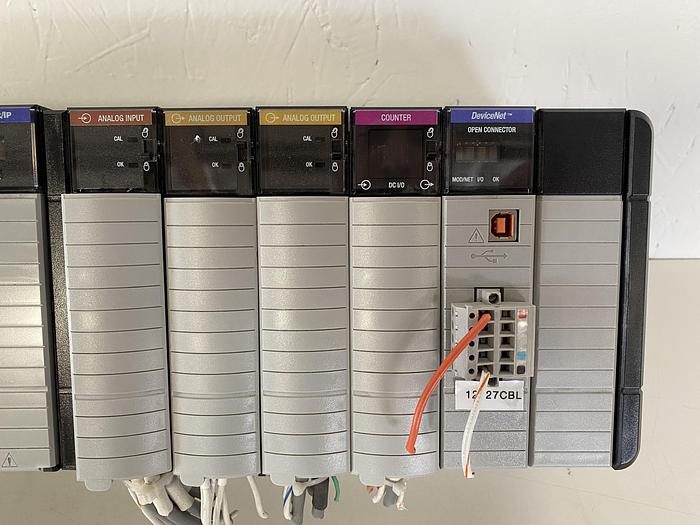 Used Allen-Bradley 1756-L73S, 1756-En2T & 1756-PB72 on 1756-A17 ControlLogix Chassis