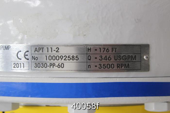 Unused Sulzer APT11-2 Pump, Unused #40058