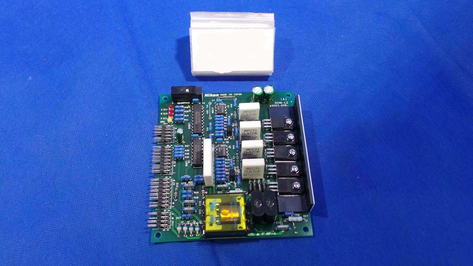Used Nikon 4S003-028 Board, 4S003-028 / DCMD-L2 / NSR-S204B Step-and-Repeat /