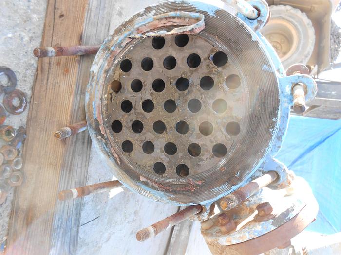 Used Heat Exchanger, Shell & Tube, Cylindrical, Karbate, #S742164