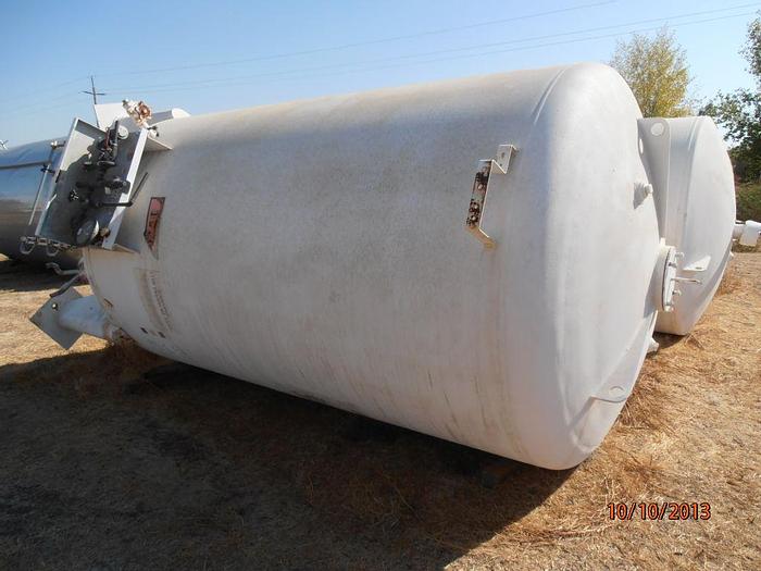 Used Tank, 1,285 Gallon, S/st, Ln2 Storage, 65 PSI, Cryogenic, #S737837
