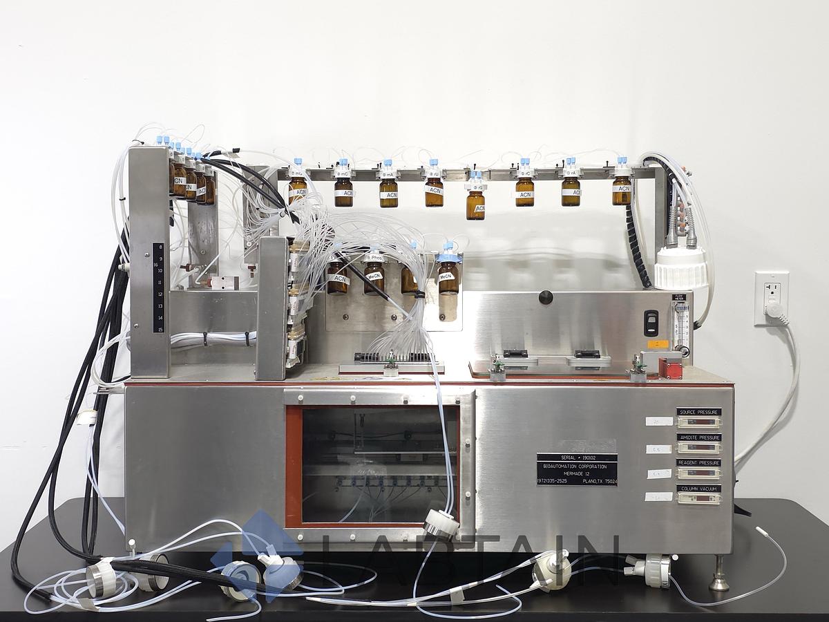 Used BioAutomation MerMade 12 Oligonucleotide Synthesizer | 12-Column DNA/RNA/LNA | Used
