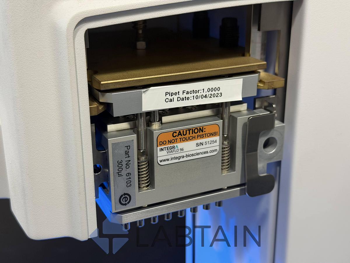 Used INTEGRA VIAFLO 96 Electronic Pipette with 300 µL Head – Part No. 6103 – Used