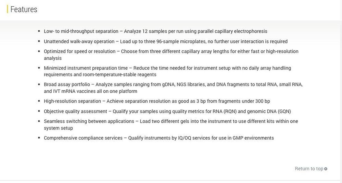 Used Agilent 5200 Fragment Analyzer – Capillary Electrophoresis DNA/RNA QC System – w/ Computer & Software
