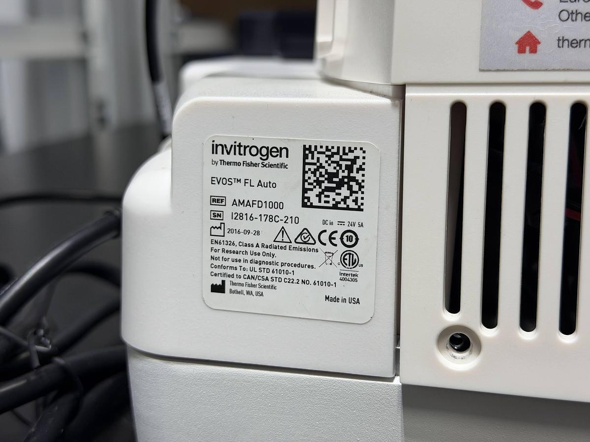 Used Life Technologies EVOS FL Auto Cell Imaging System – Fully Automated Fluorescence Microscope