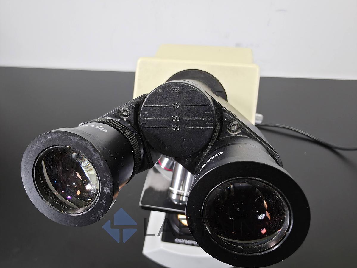 Used Olympus CX21FS1 Binocular Biological Microscope | 4X, 10X, 40X, 100X Objectives | Used {draft four}