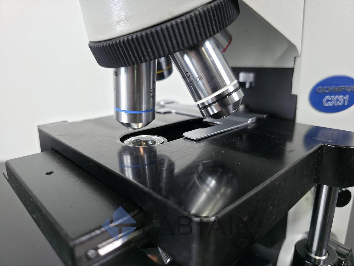 Used Olympus CX31 Binocular Biological Microscope PlanC Infinity Optics 4x-100x Used