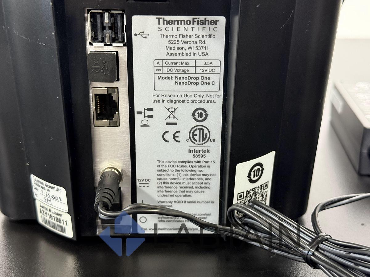 Used Thermo Fisher NanoDrop OneC Microvolume UV-Vis Spectrophotometer AZY181061 – Tested