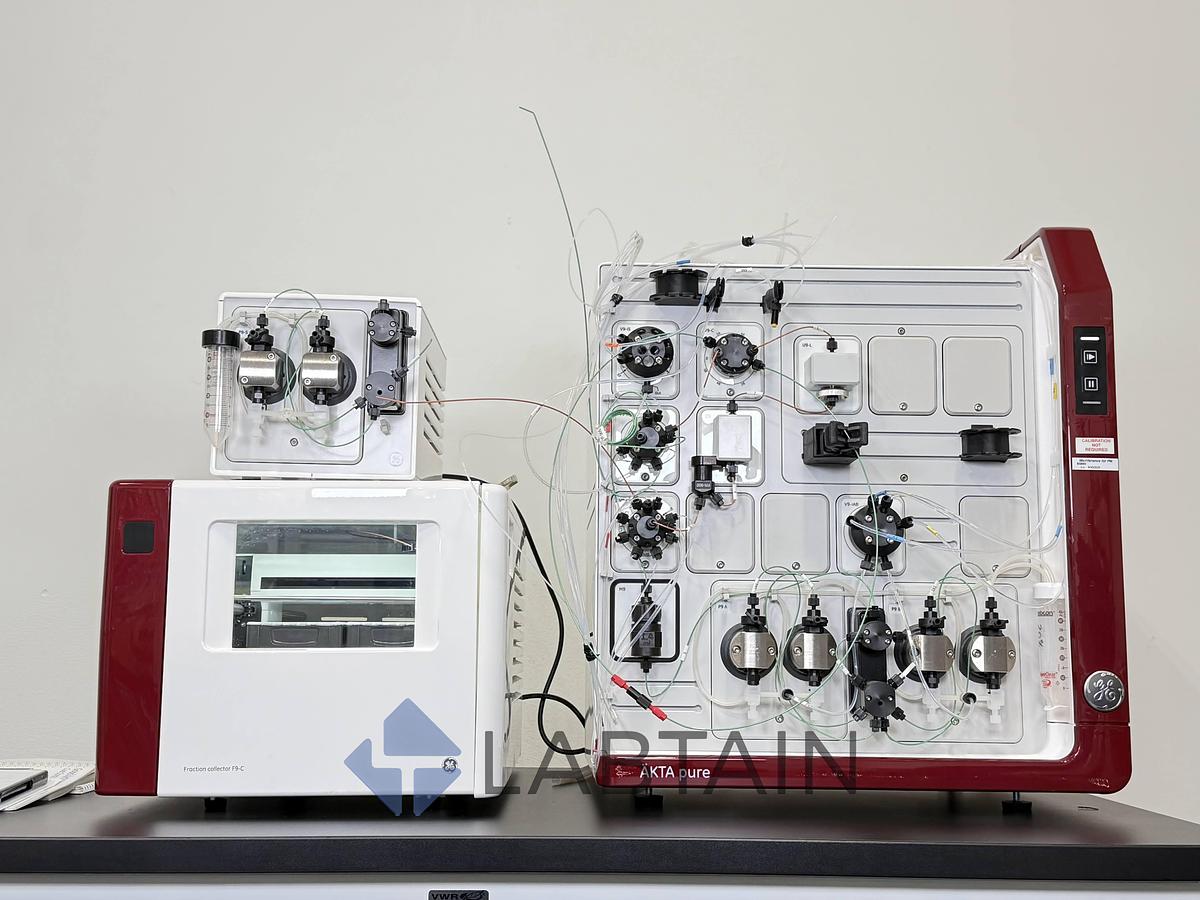 Used GE ÄKTA Pure Chromatography System with F9-C Fraction Collector & S9 Sample Pump