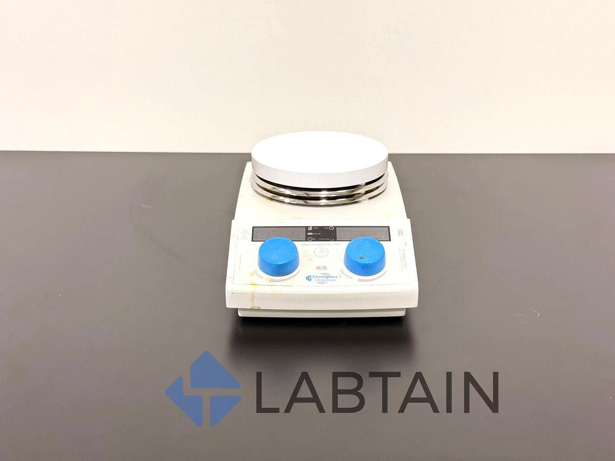 Used Chemglass CG-1997-V Arex 6 Digital Magnetic Hot Plate Stirrers