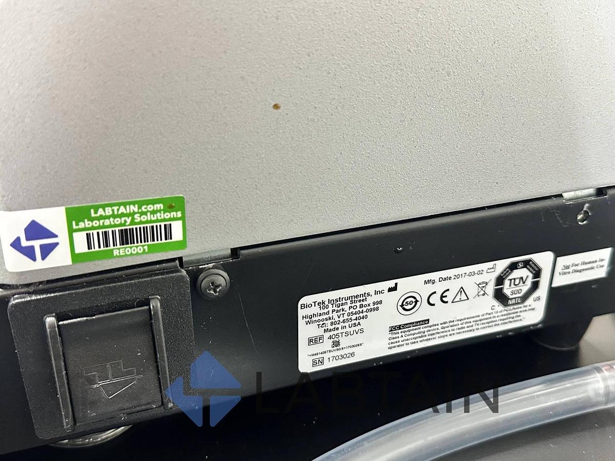 Used BioTek 405 TS Microplate Washer + Vacuum Pump