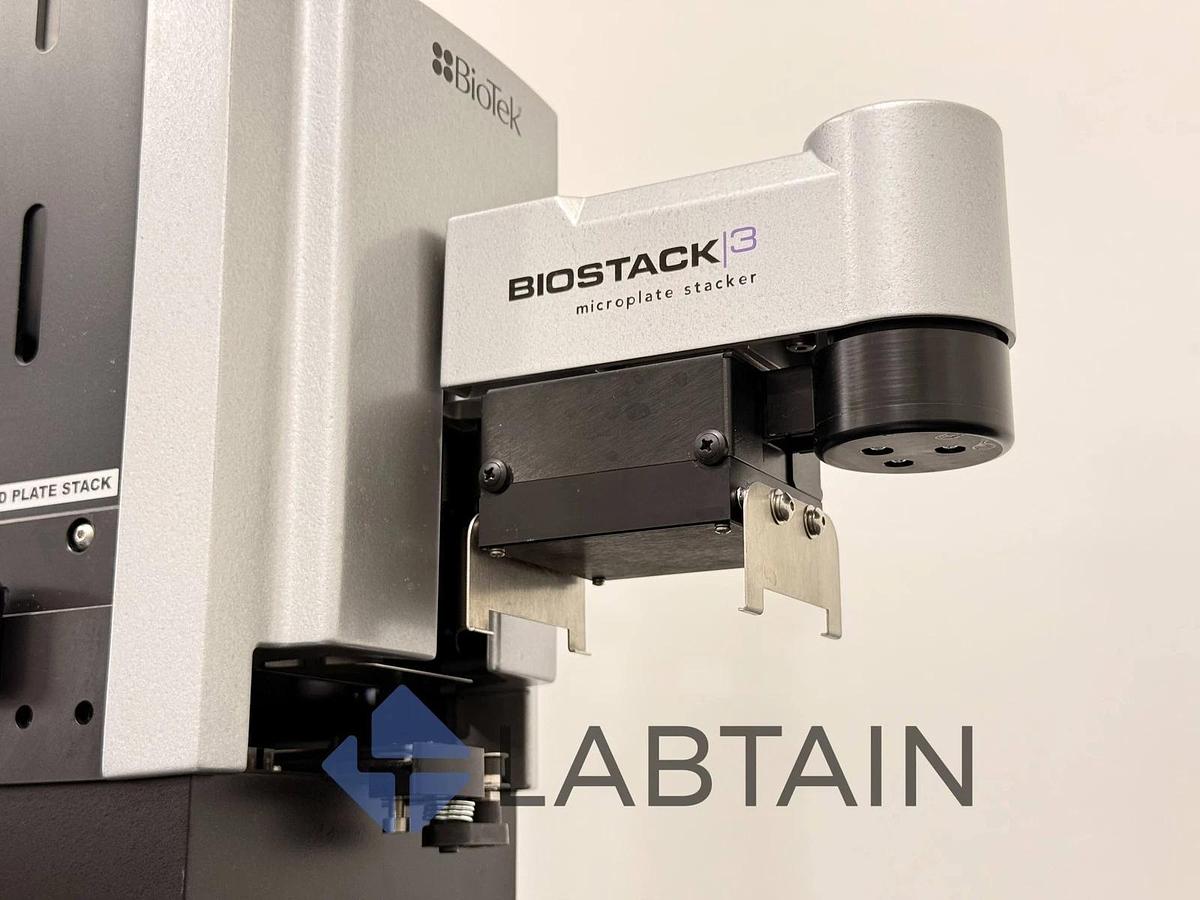 Used BioTek / Agilent 405 TS Microplate Washer w/ BioStack Stacker & Vacuum Pump – Tested