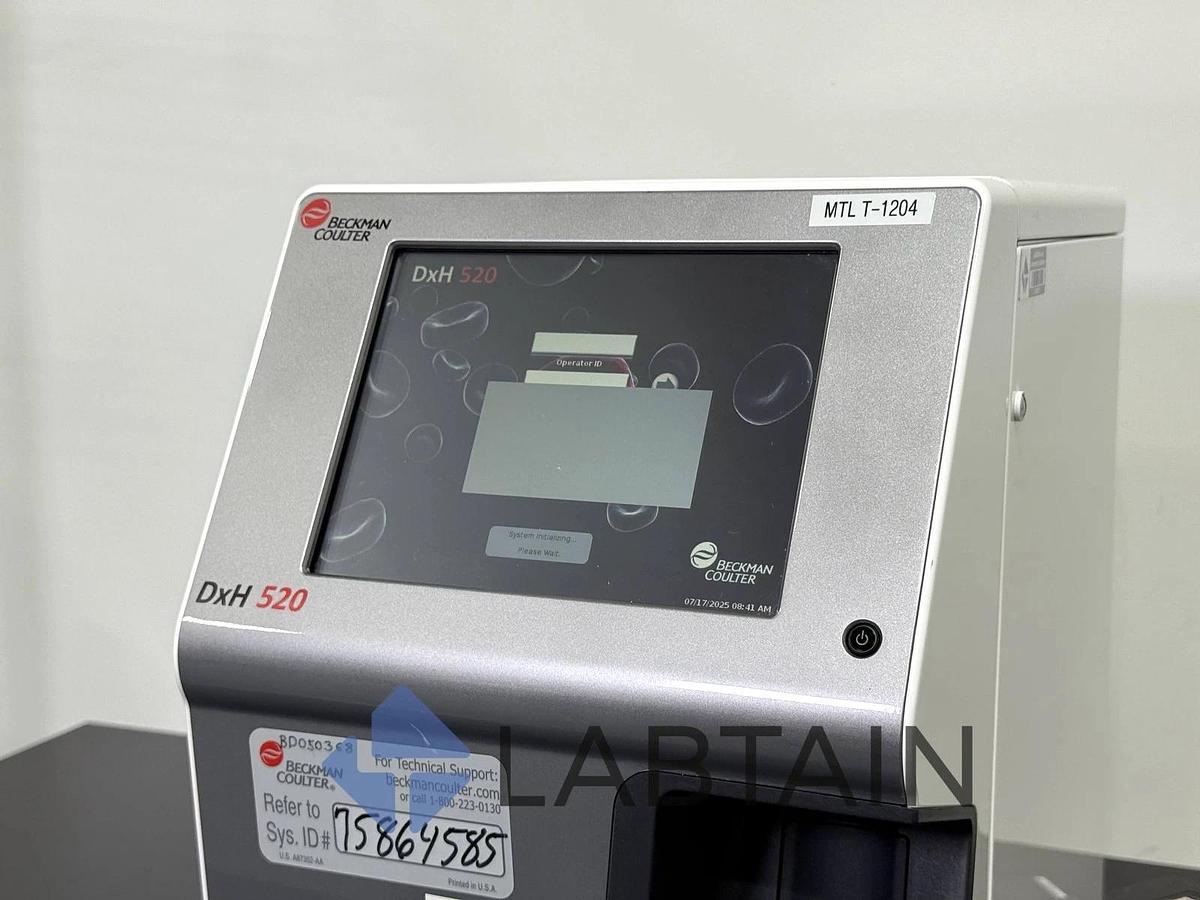 Used Beckman Coulter DxH 520 Hematology Analyzer – Model B40602 – Tested