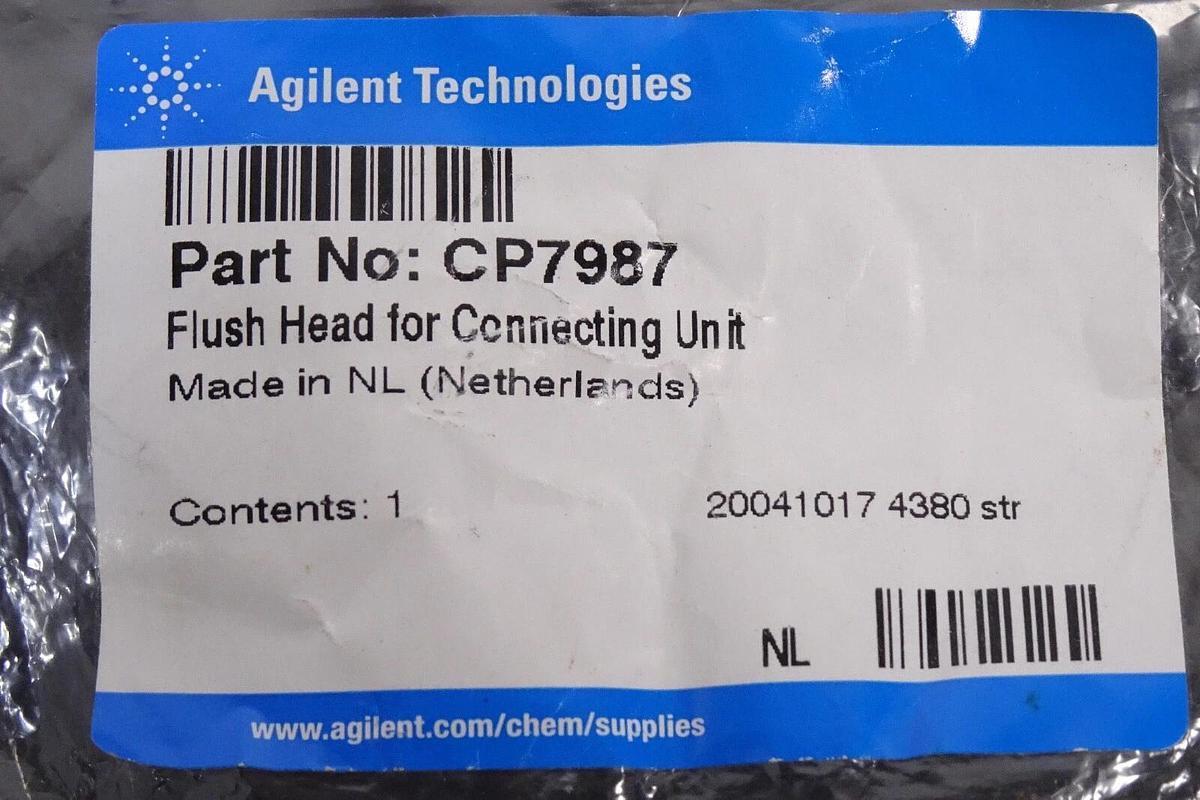 Agilent Flush Head for Connecting Unit CP7987