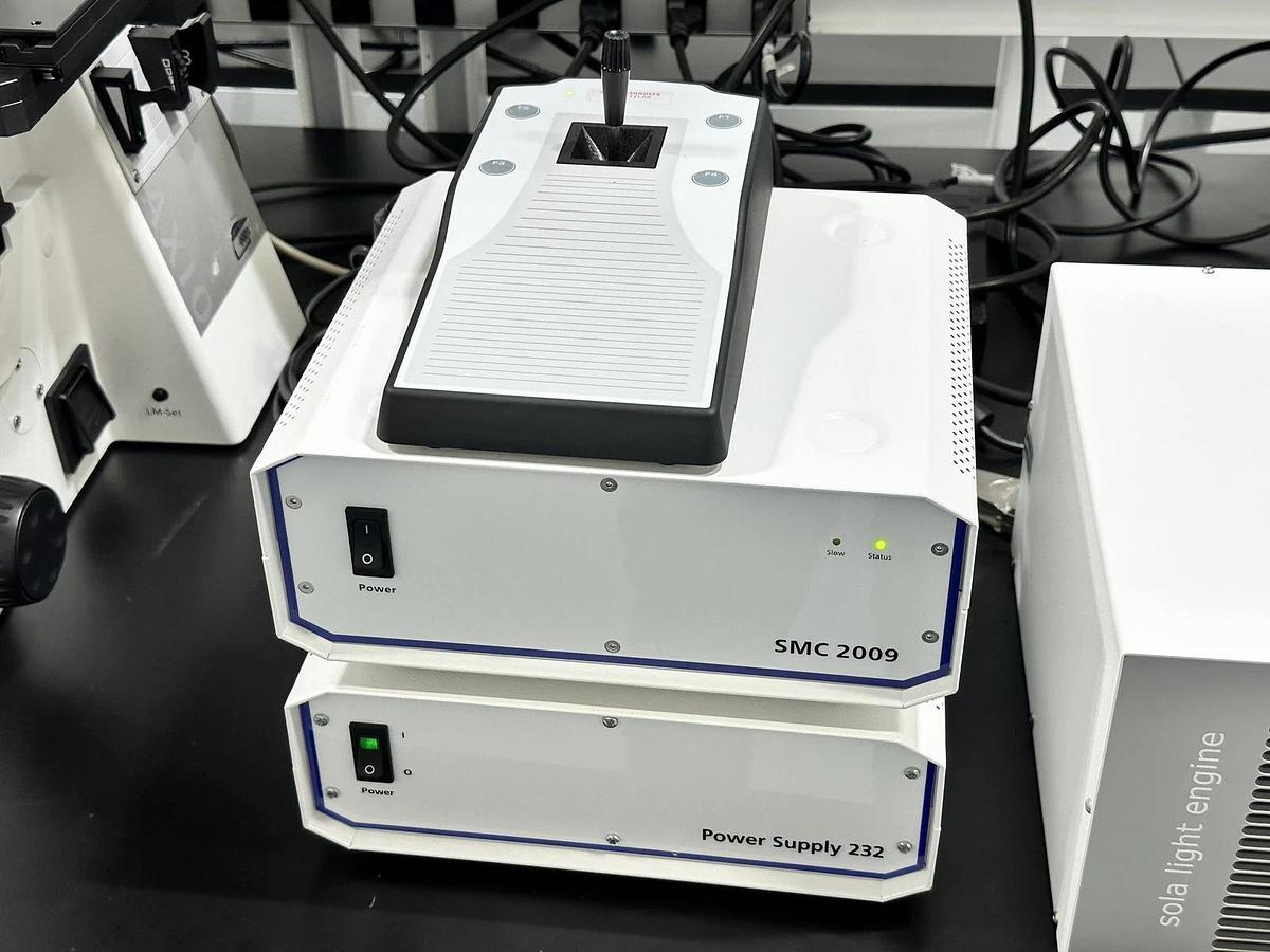 Used Zeiss Observer. Z1 Fluorescence Inverted Microscope, Axioscan SMC 2009, Joystick