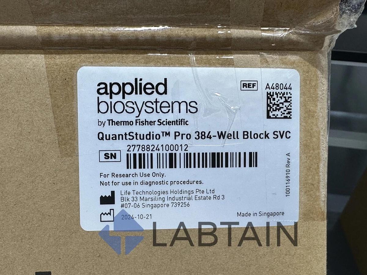 Used Applied Biosystems QuantStudio 6 Pro Real-Time PCR System A43054 – 384-Well Block – Laptop & Software Included