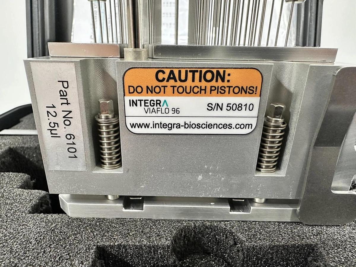 Used Integra VIAFLO 96 Pipetting Head – 96 Channel 12.5 µL – P/N 6101 – Tested
