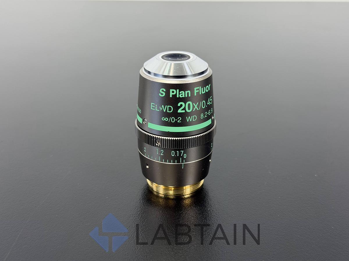 Used Nikon S Plan Fluor ELWD 20X/0.45 Ph1 ADM Microscope Objective MRH48230