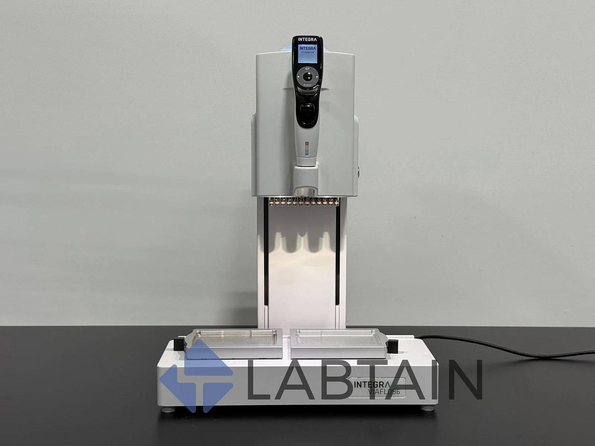 Used Integra VIAFLO 96 Automated Pipetting System – w/ 1250 µL 96-Channel Pipetting Head – S/N 16060810 – Tested