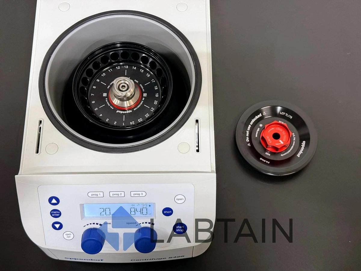 Used Eppendorf 5425 Microcentrifuge w/ FA-24x2 Rotor 5405JH215779 – Tested
