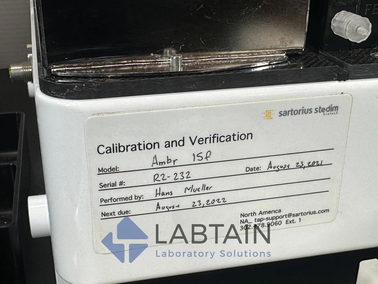 2016 Sartorius Ambr 15f (Fermentation)