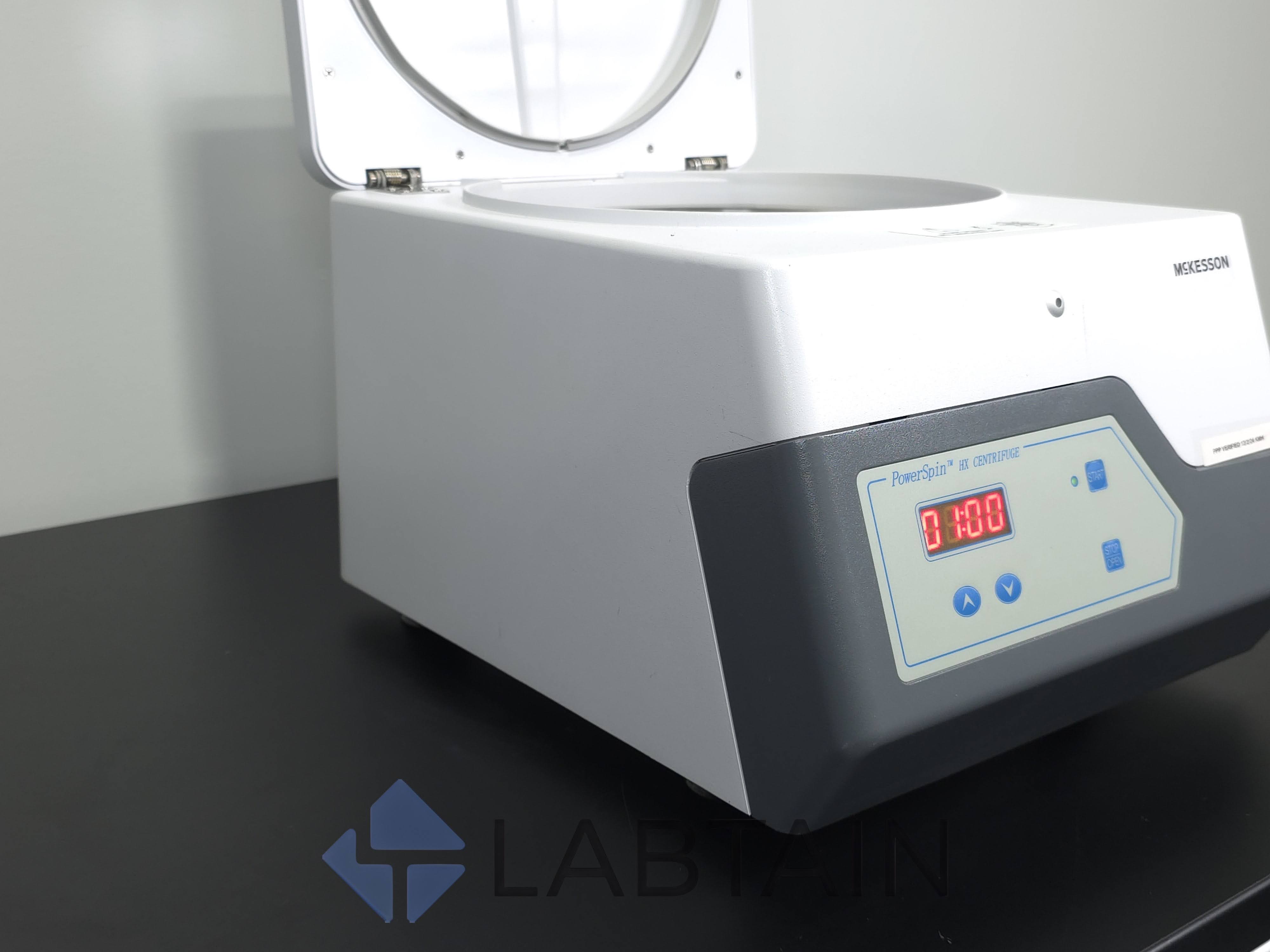 Used McKesson Unico PowerSpin HX Centrifuge 868R, 6-Place Horizontal Rotor, 3,400 RPM – Used