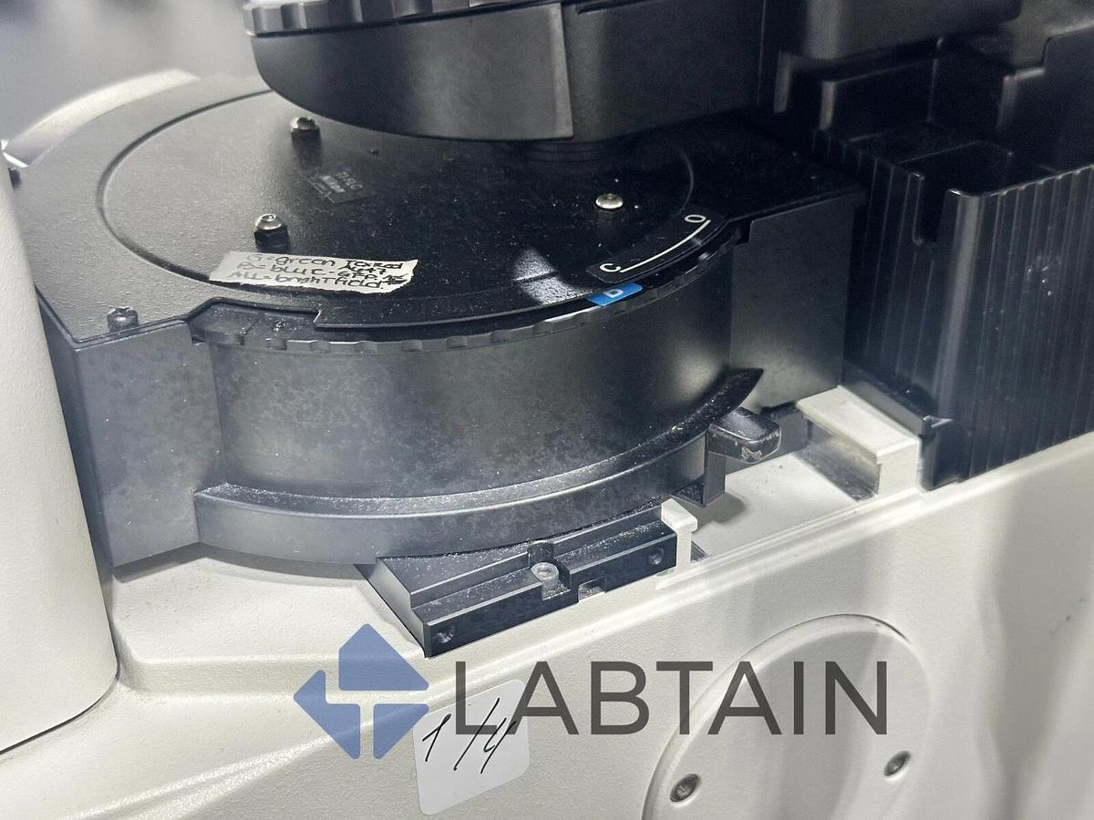 Used Nikon Ti-S/L100 Inverted Research Phase Contrast Microscope – 4 Objectives – Powers On – Good Condition